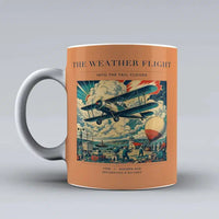 Thumbnail for VINTAGE G4045 - The Weather Flight - Ceramic Mug design on orange