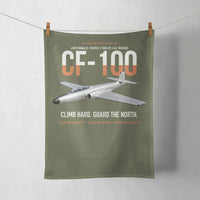 Thumbnail for Avro Canada CF-100 Mk5 Canuck Northern All Weather Interceptor design on green army towel