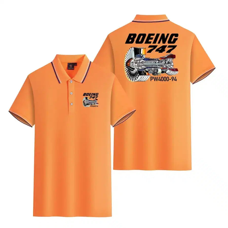 Customisable Boeing 747 Polo Shirt - view 14