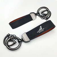 Thumbnail for Greater Bay Airlines Horseshoe Buckle key chain in black