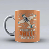 Thumbnail for 477 - Wind Correction Angle Mastered - Mug design on orange signal