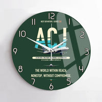 Thumbnail for Airbus ACJ330neo / exact ACJ330-800 design on dark green no frame wall clock