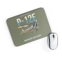 Thumbnail for Boeing P-12E design on green army rectangle mouse pad