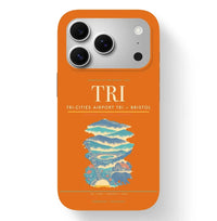 Thumbnail for Bristol Airport (TRI) design on orange iPhone 17 Pro MagSafe case