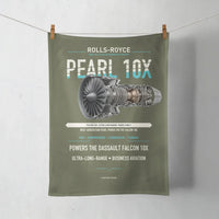 Thumbnail for PEARL 10X design on green army towel