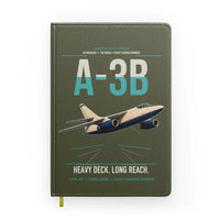Thumbnail for A-3B Skywarrior design on green army notebook