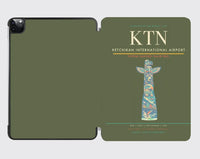 Thumbnail for Ketchikan International Airport (KTN) design on green army ipad tablet case