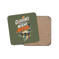 Thumbnail for Clearance Makes The Night Move design on green army 1 piece coaster