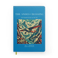 Thumbnail for VINTAGE G4021 - The Andes Crossing - Designed Notebooks design on turquoise