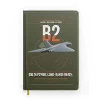 Thumbnail for Avro Vulcan B2 design on green army notebook