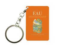 Thumbnail for Chippewa Valley Regional Airport (EAU) design on orange key chain