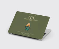 Thumbnail for Tulsa International Airport (TUL) design on green army MacBook case