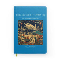 Thumbnail for VINTAGE G4090 - The Desert Stopover - Designed Notebooks design on turquoise