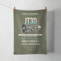Thumbnail for JT3D design on green army towel