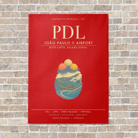 Thumbnail for Joao Paulo II Airport PDL - Canvas Framed - Red