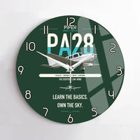 Thumbnail for Piper PA-28-181 Archer LX design on dark green no frame wall clock