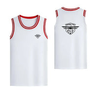 Thumbnail for Born To Fly Designed Designed Basketball Style Sports Tank Tops - view 14