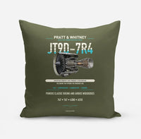 Thumbnail for JT9D-7R4 design on green army pillow