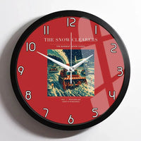 Thumbnail for VINTAGE G4105 - The Snow Clearers - Designed Wall Clocks design on red framed
