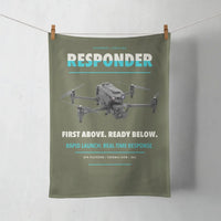 Thumbnail for BRINC Responder design on green army towel