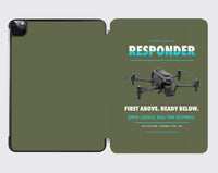 Thumbnail for BRINC Responder design on green army ipad tablet case