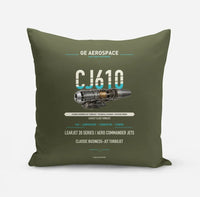 Thumbnail for CJ610 design on green army pillow