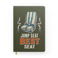 Thumbnail for Jump Seat Best Seat design on green army notebook