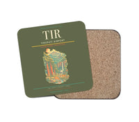 Thumbnail for Tirupati Airport (TIR) design on green army 1 piece coaster