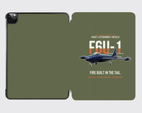 Thumbnail for F6U-1 Pirate Fire Built in the Tail design on green army ipad tablet case
