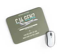 Thumbnail for Cessna Citation CJ4 Gen2 design on green army rectangle mouse pad