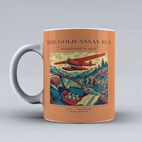 Thumbnail for VINTAGE G4415 - The Gold Assay Run - Ceramic Mug design on orange