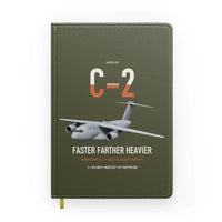 Thumbnail for Kawasaki C-2 design on green army notebook