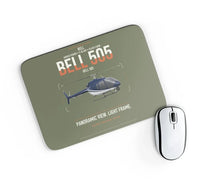 Thumbnail for Bell 505 design on green army rectangle mouse pad