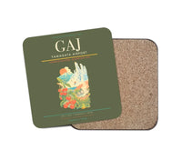 Thumbnail for Yamagata Airport (GAJ) design on green army 1 piece coaster