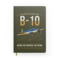 Thumbnail for Martin B-10 design on green army notebook