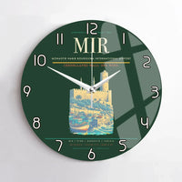 Thumbnail for Monastir Habib Bourguiba International Airport (MIR) design on dark green no frame wall clock