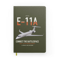 Thumbnail for E-11A BACN design on green army notebook