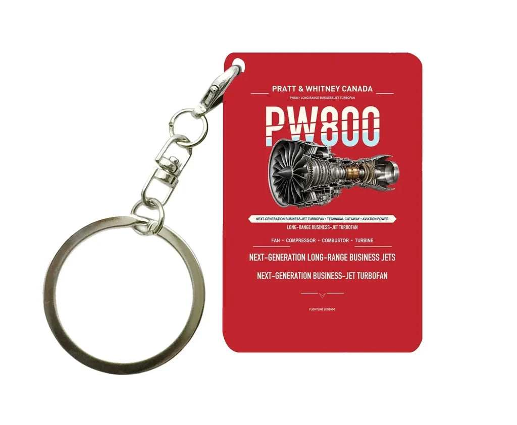 PW800 Key Chain design on red key chain