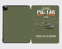 Thumbnail for Bell Canada CH-146 Griffon design on green army ipad tablet case