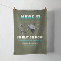 Thumbnail for DJI Mavic 3 Thermal design on green army towel
