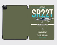 Thumbnail for Cirrus SR22T design on green army ipad tablet case
