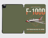 Thumbnail for F-100D Super Sabre design on green army ipad tablet case