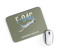 Thumbnail for F-94C Starfire design on green army rectangle mouse pad