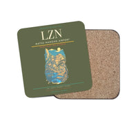 Thumbnail for Matsu Nangan Airport (LZN) design on green army 1 piece coaster