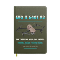 Thumbnail for Autel EVO II Dual 640T V3 design on green army notebook