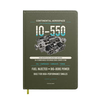 Thumbnail for IO-550 design on green army notebook