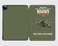 Thumbnail for NHIndustries NH90 TTH design on green army ipad tablet case