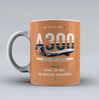 Thumbnail for A300-600R Mug design on orange airbus