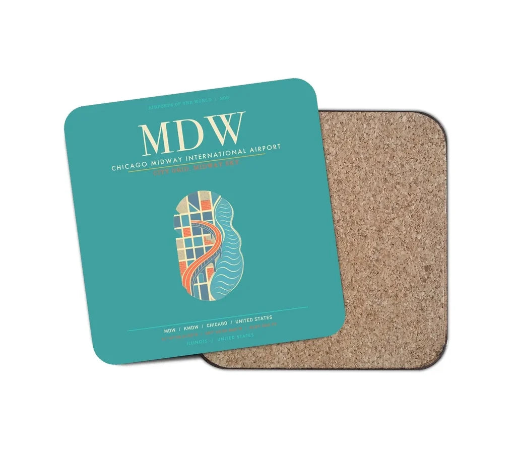 Chicago Midway International Airport MDW - Turquoise