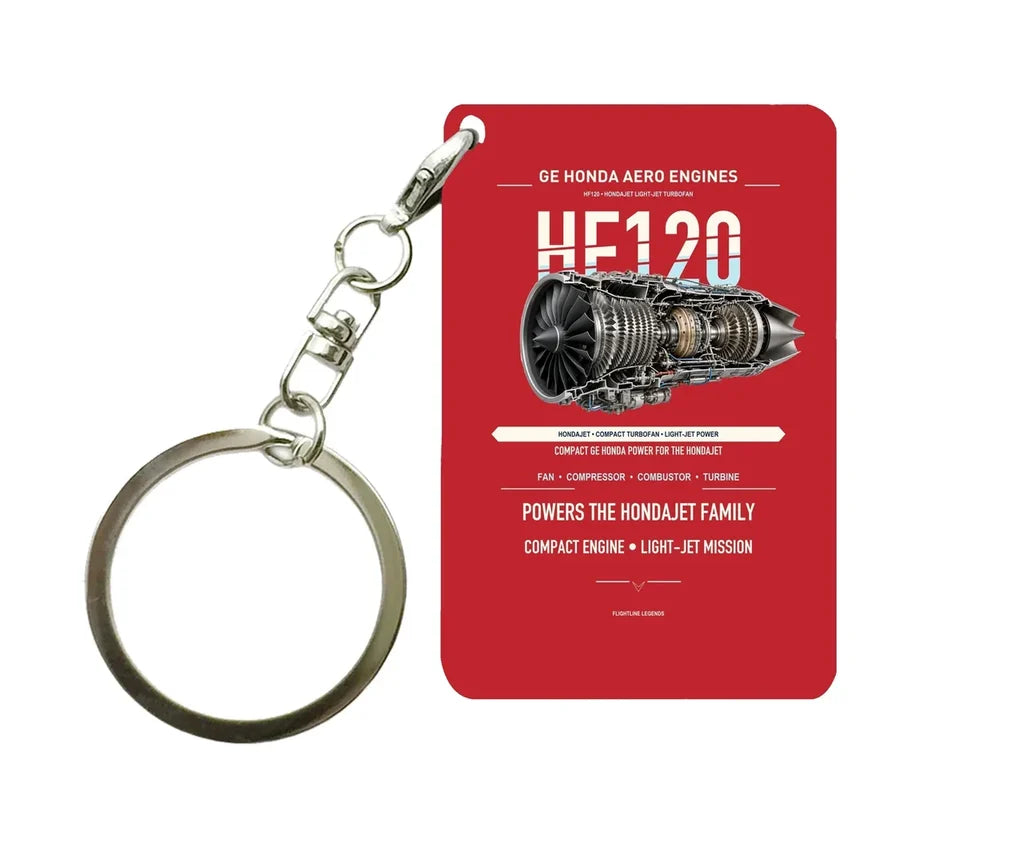 HF120 Key Chain design on red key chain